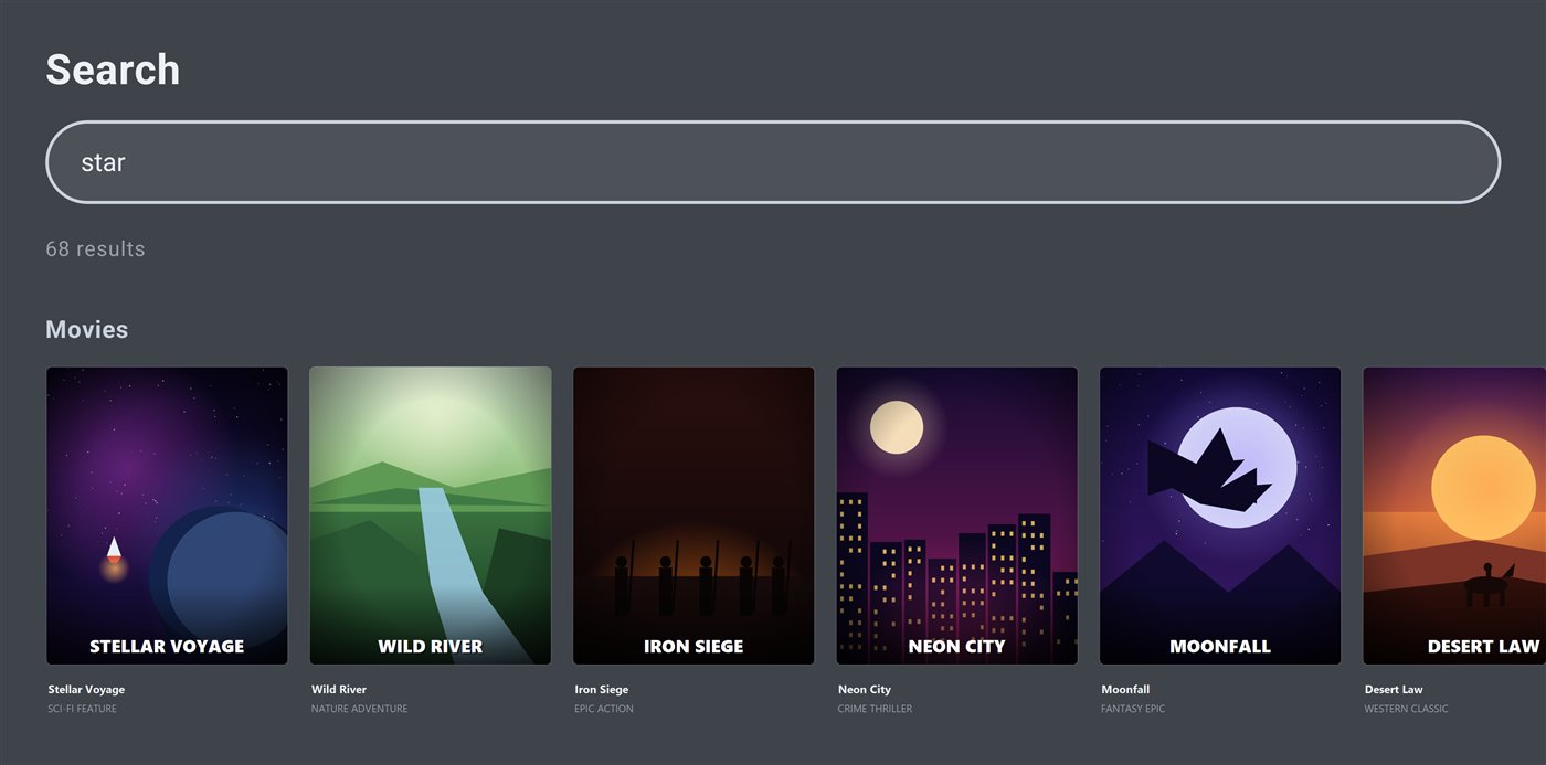 Trinity universal search results